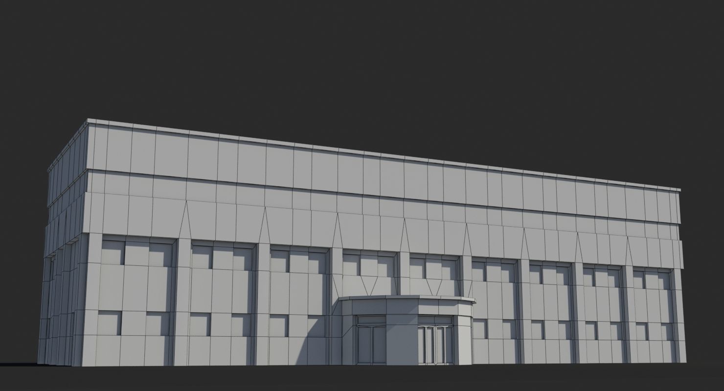 Factory x15 Low-poly 3D model_5