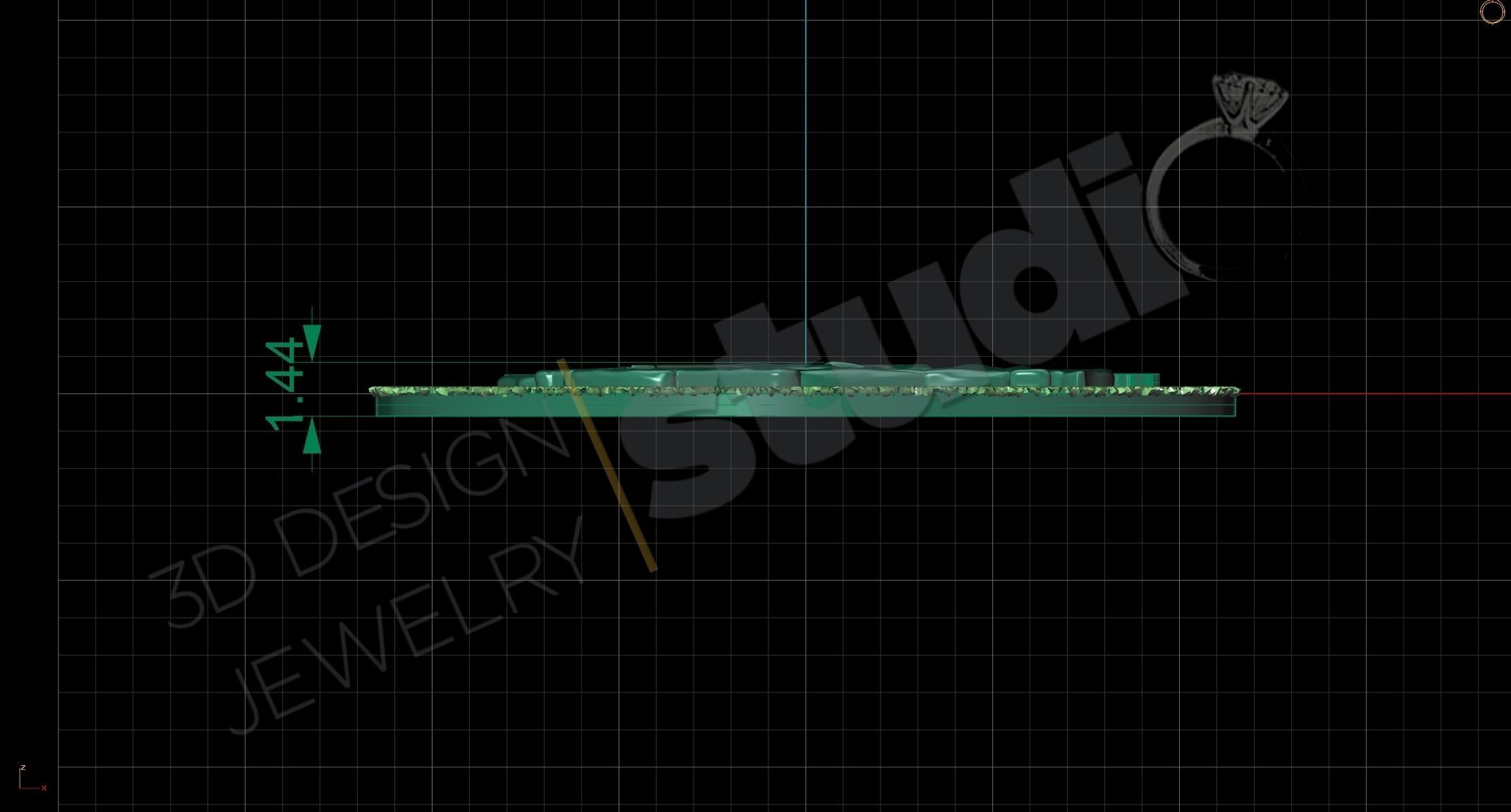 Saint Demetrius pendant 3d model 3D print model_3