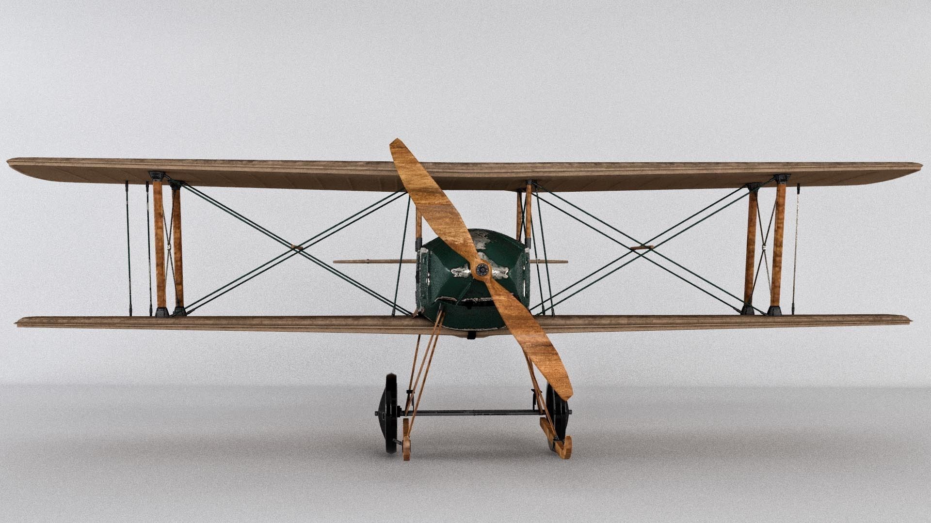 SPAD war Aircraft 3D model 3D model_1