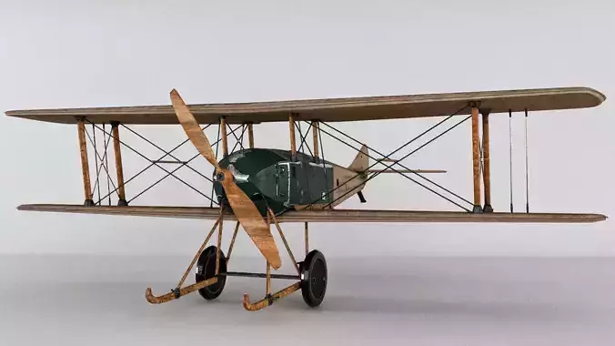 SPAD war Aircraft 3D model 3D model