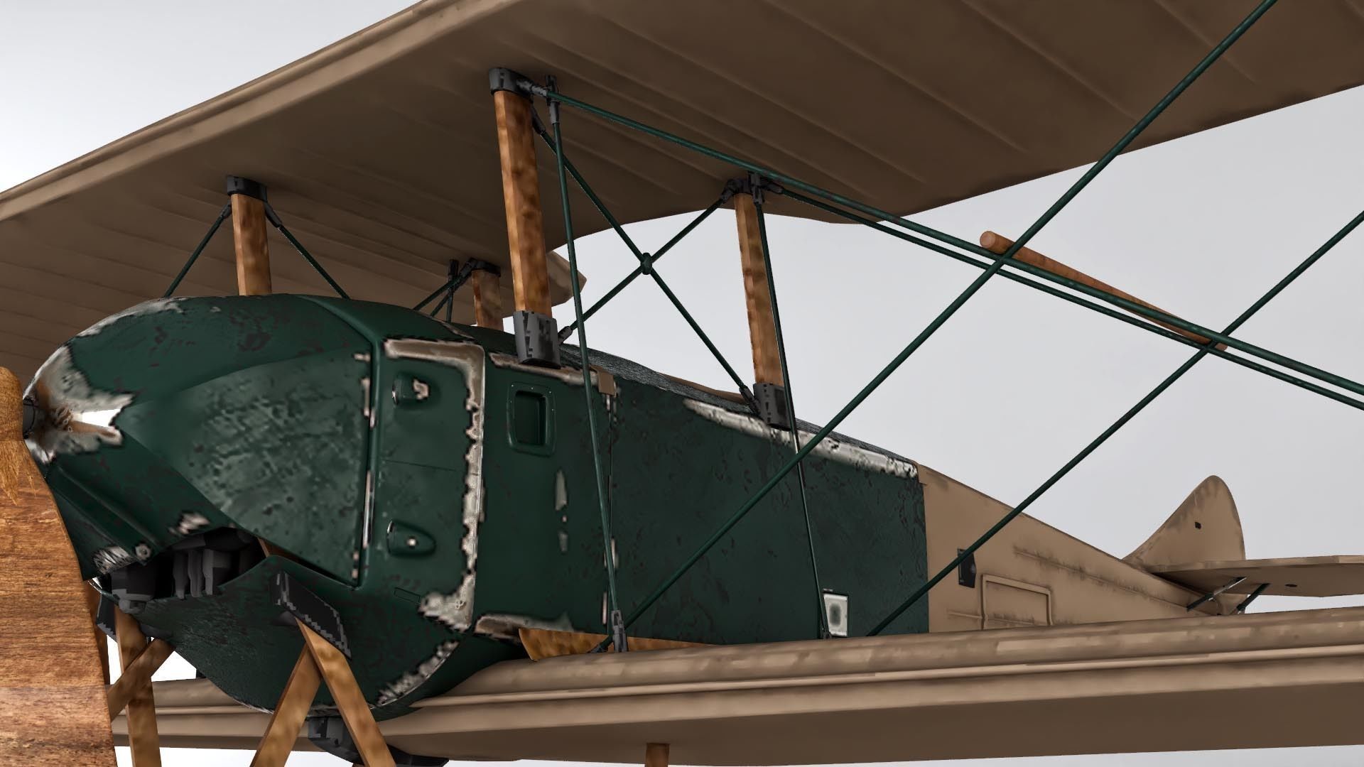 SPAD war Aircraft 3D model 3D model_7