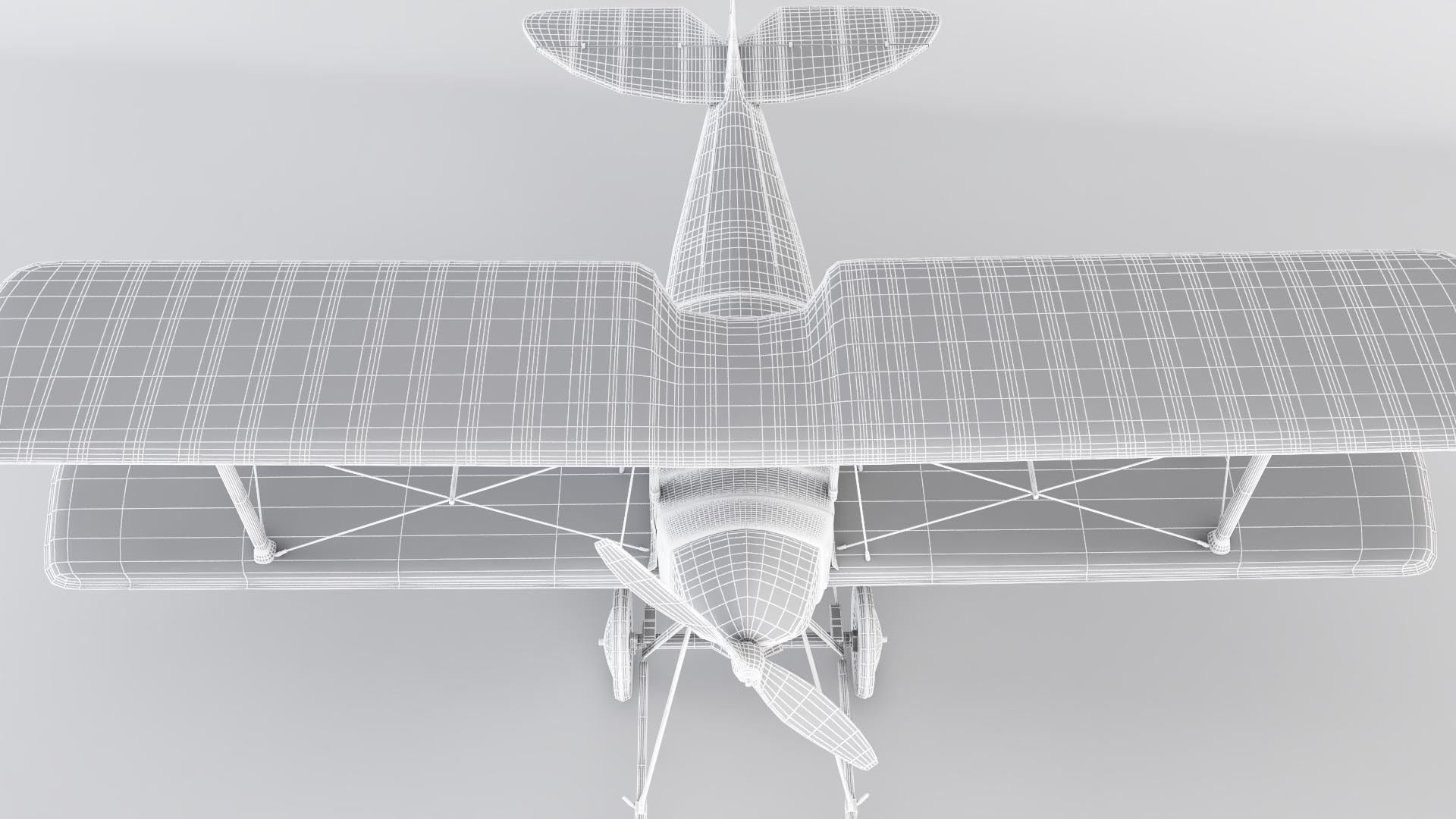 SPAD war Aircraft 3D model 3D model_10