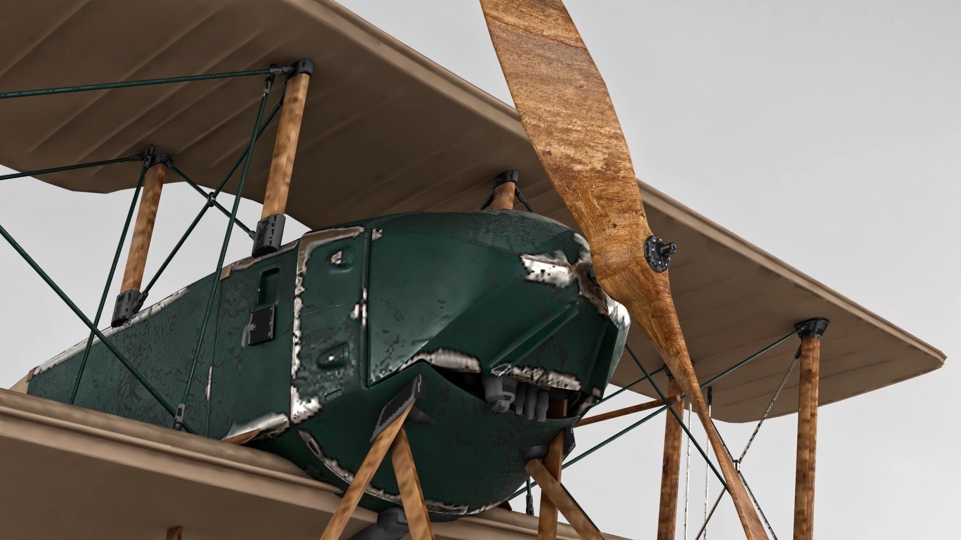 SPAD war Aircraft 3D model 3D model_6