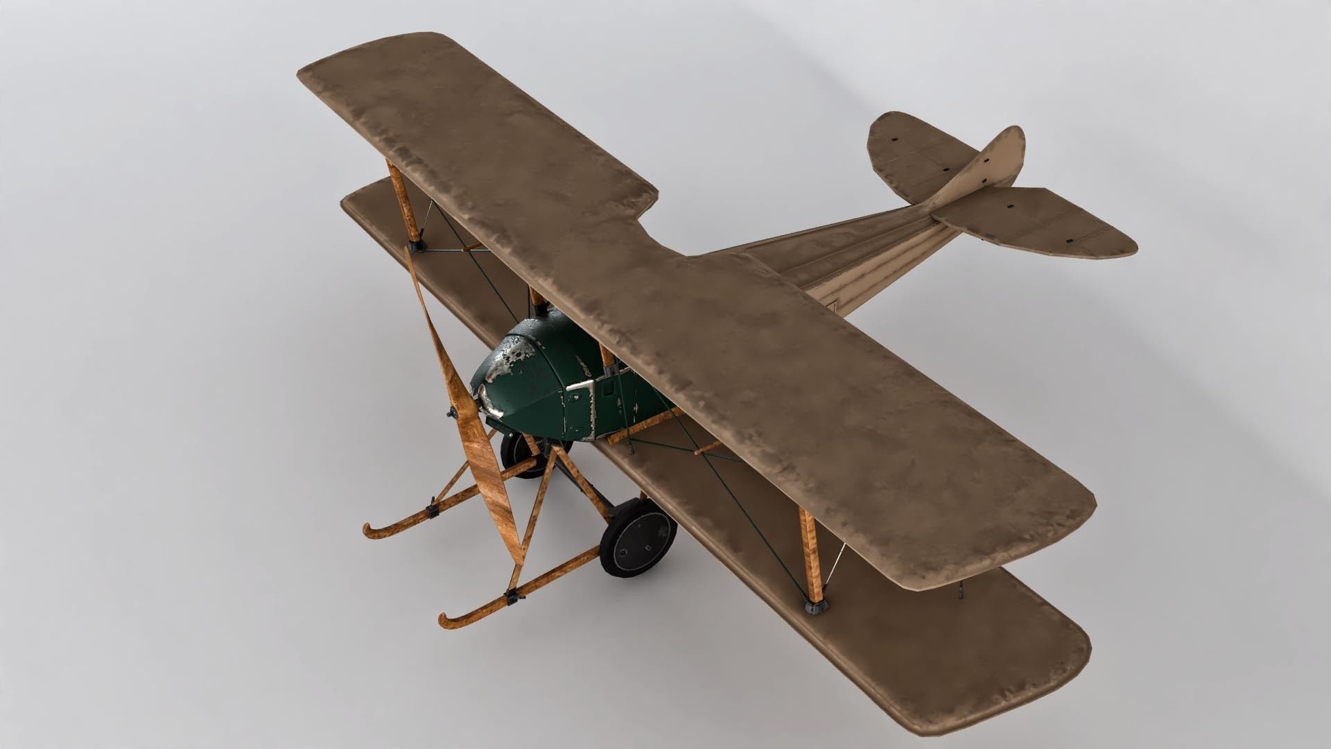 SPAD war Aircraft 3D model 3D model_5