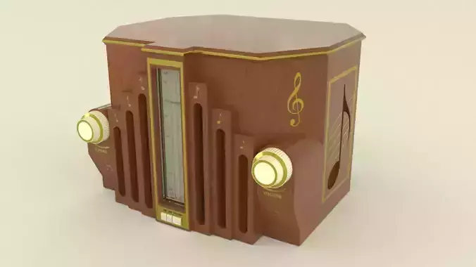 Old fashioned radio