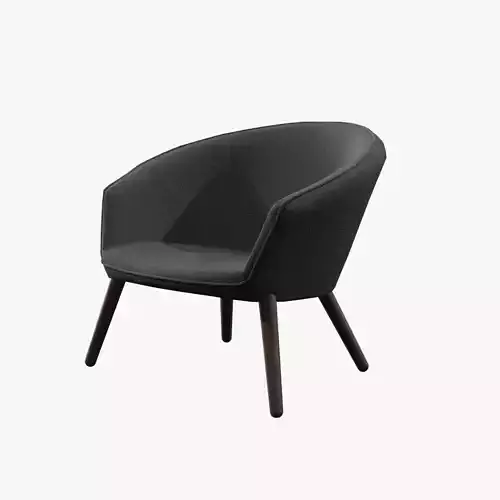 Ditzel Lounge Chair-fabric black