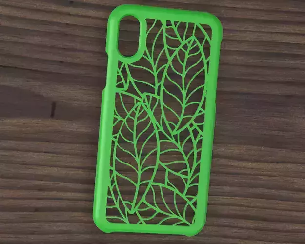 CARCASA IPHONE X-XS LEAF MOTIF
