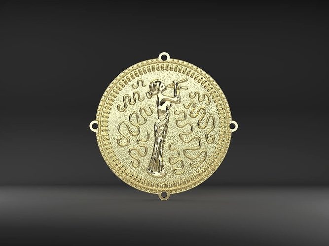 Lara Croft Tomb Raider Cradle of Life Medallion 3D print model