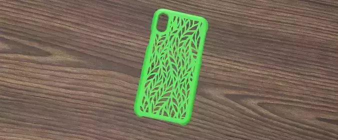 CARCASA IPHONE X-XS LEAF MOTIF