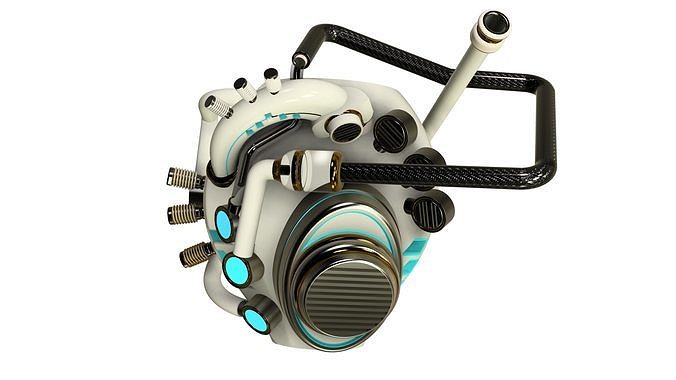 Sci-Fi Heart-Oily Feelings  3D print model