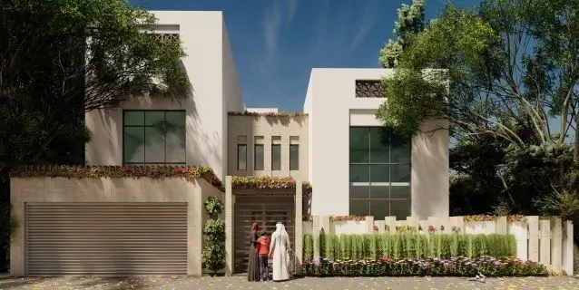 Luxury House Concept 3D model_0