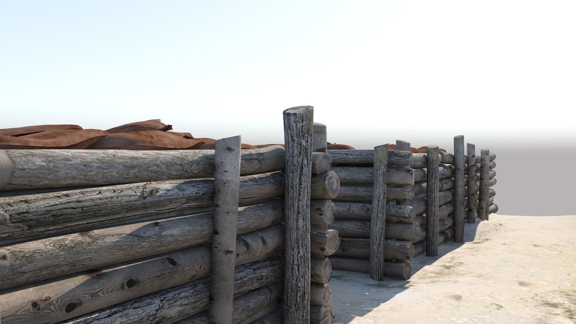 Trenches 3D model