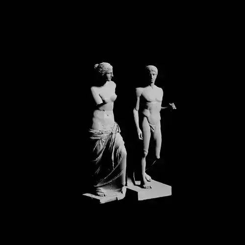 Venus Doryphoros statues - Social Distancing