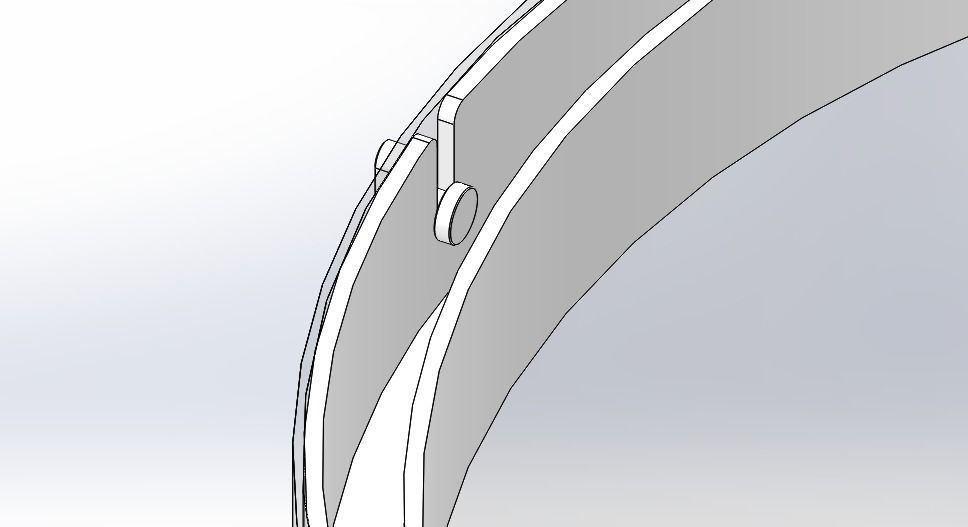 3D Printable face shield 3D print model_3