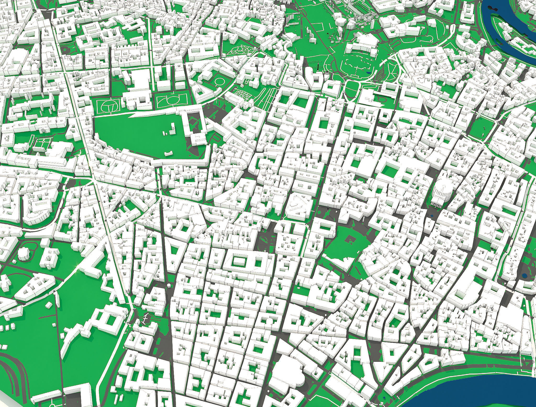 Rome city in Italy 3D model_6