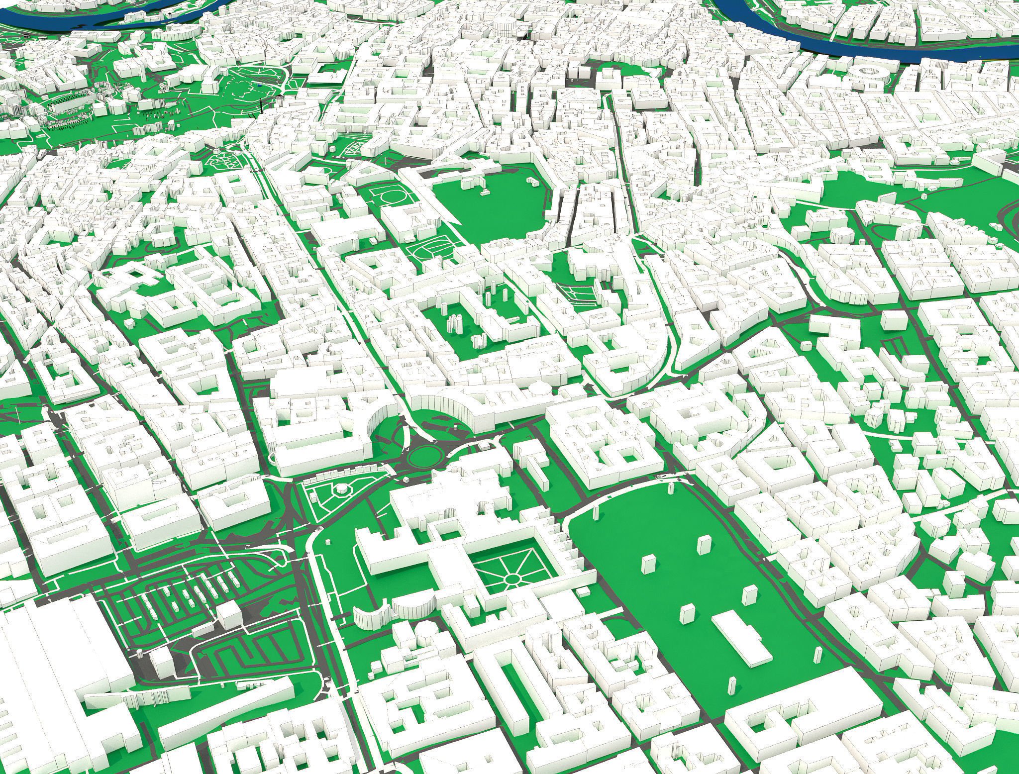 Rome city in Italy 3D model_5