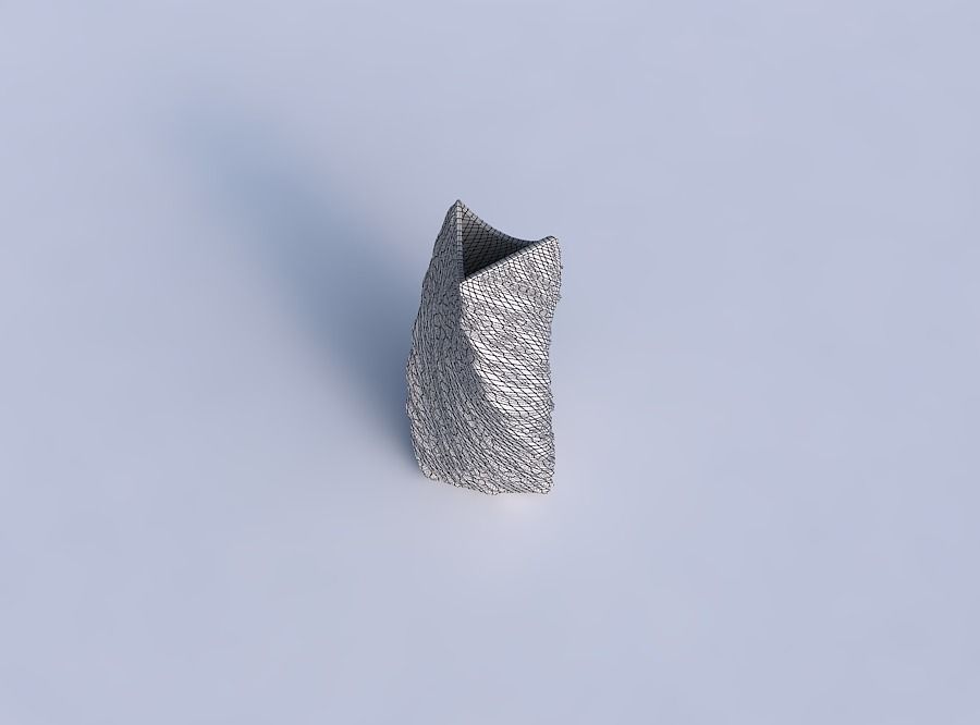 Vase twist curved tipping triangle 2 with twisted diagonal de... 3D print model_6