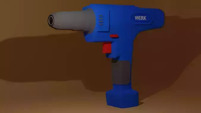 Screwdriver drill 3D model