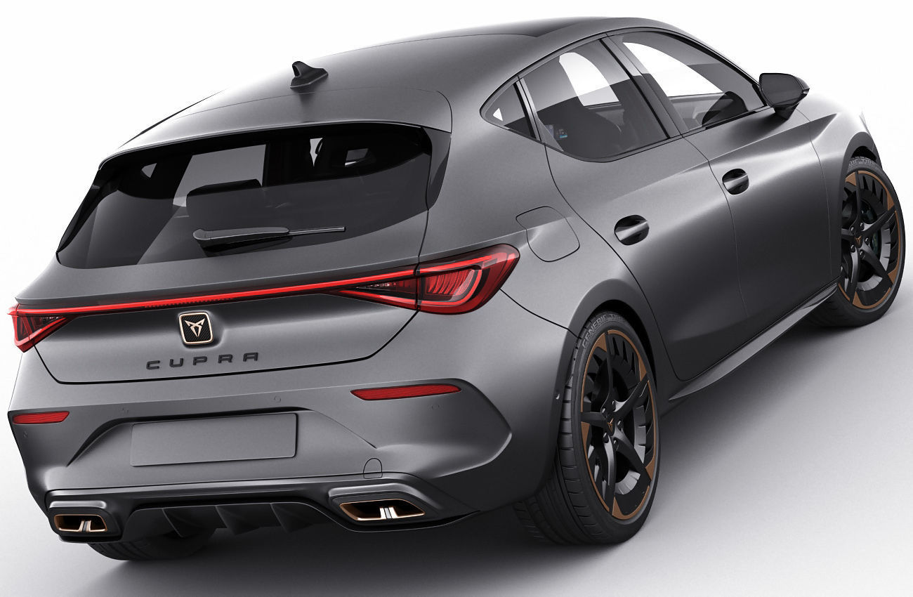 Cupra Leon 2021 3D model_1