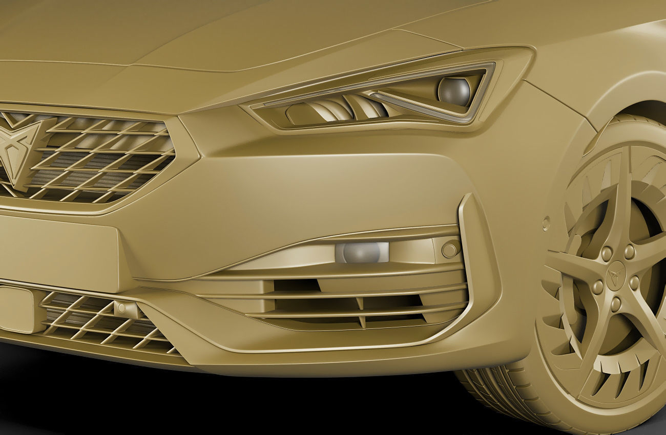 Cupra Leon 2021 3D model_20