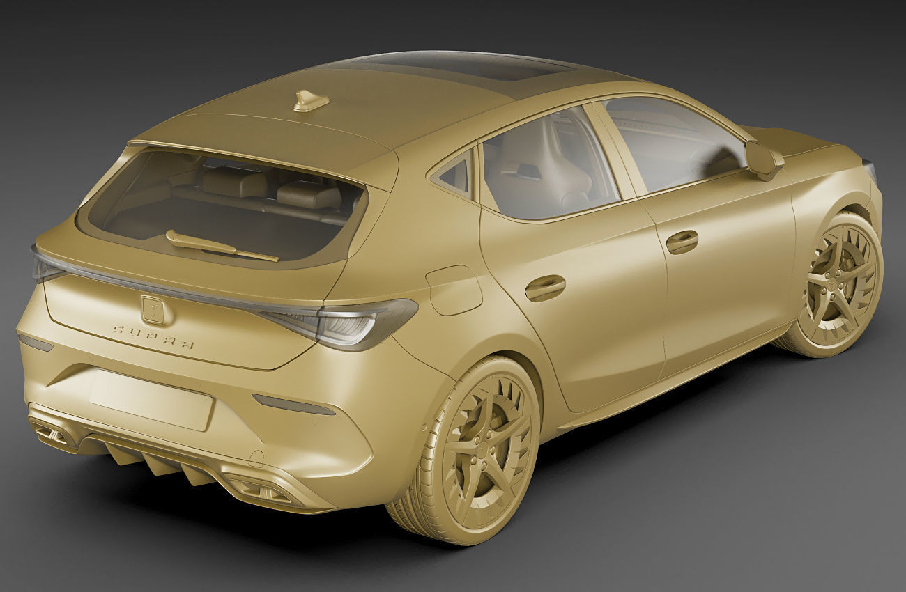 Cupra Leon 2021 3D model_19