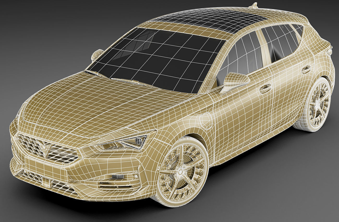 Cupra Leon 2021 3D model_22
