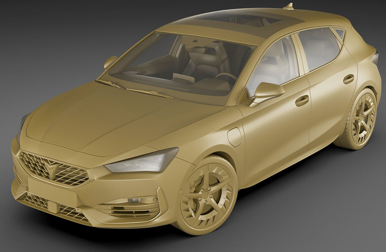 Cupra Leon 2021 3D model_18