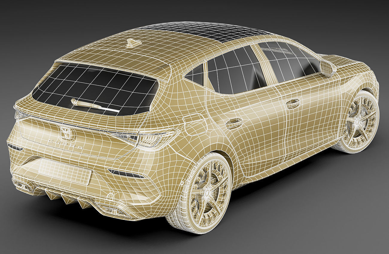 Cupra Leon 2021 3D model_23