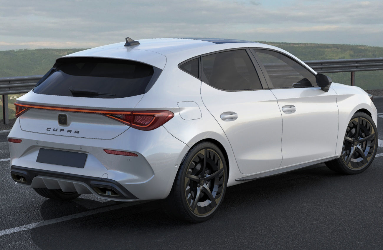 Cupra Leon 2021 3D model_17