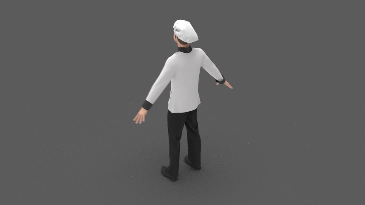CHEF KITCHENER 3D model_19