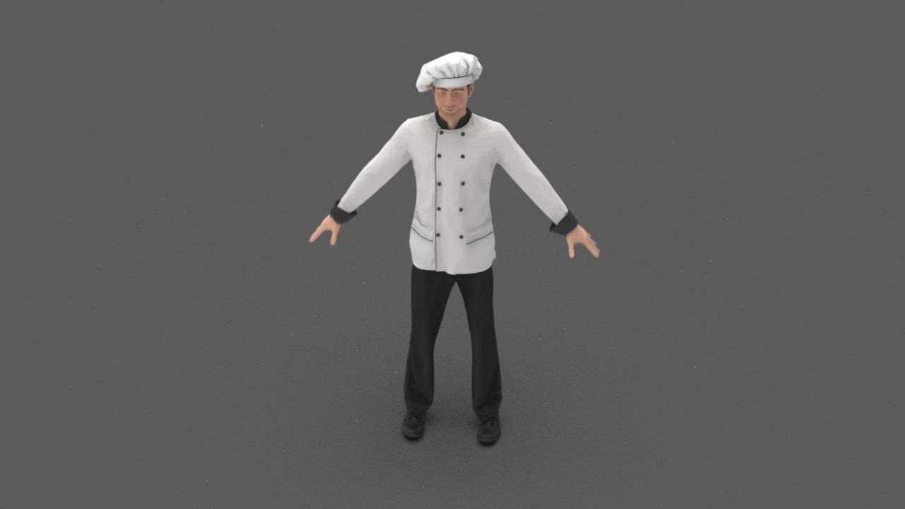 CHEF KITCHENER 3D model_22