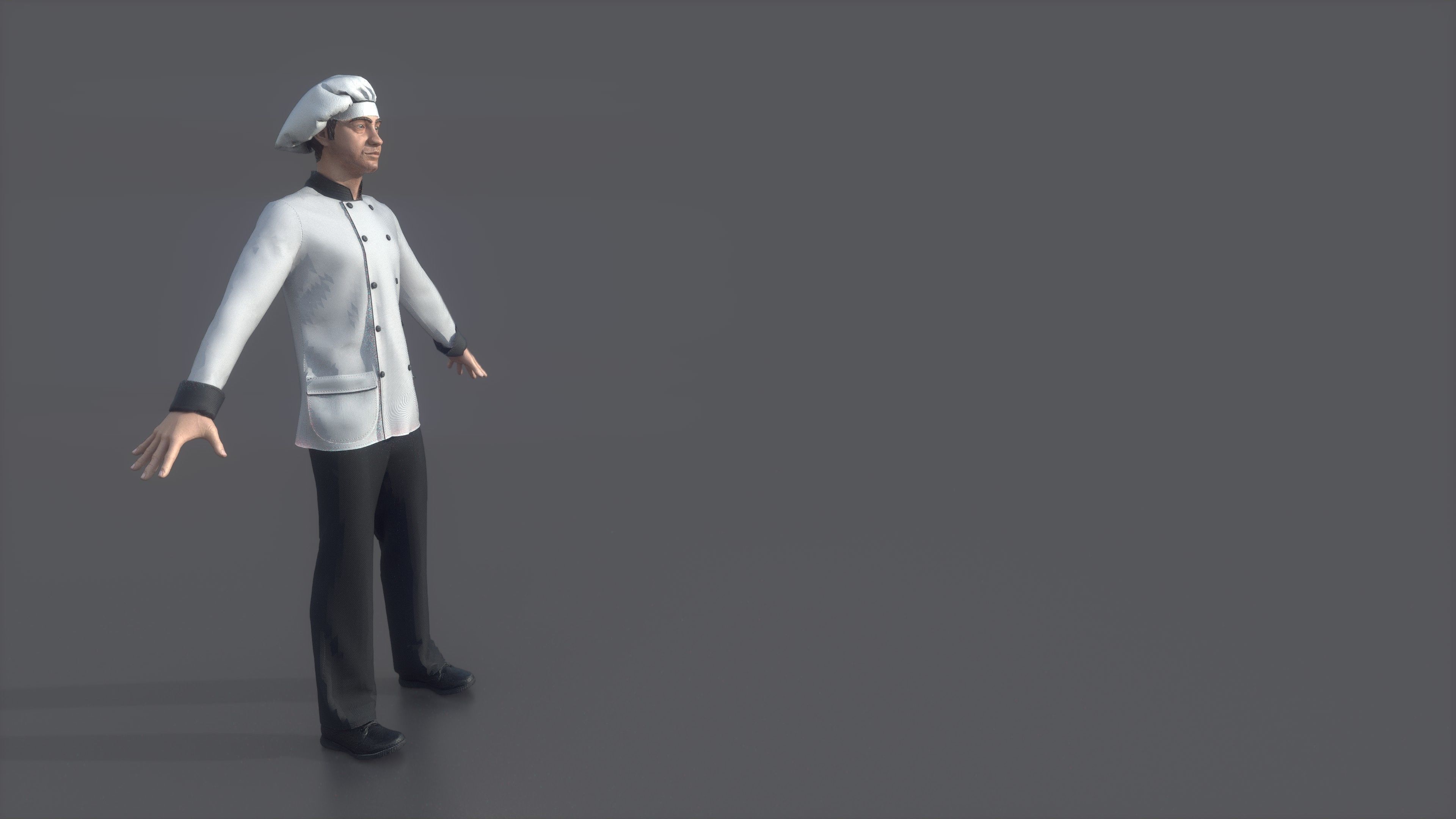 CHEF KITCHENER 3D model_5