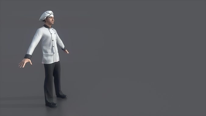 CHEF KITCHENER 3D model 5