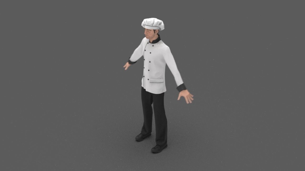 CHEF KITCHENER 3D model_17