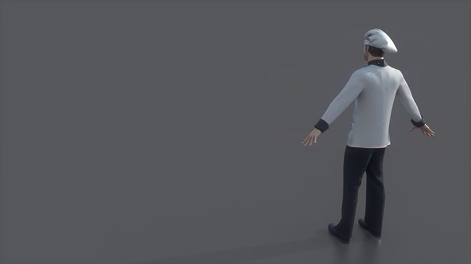 CHEF KITCHENER 3D model 6