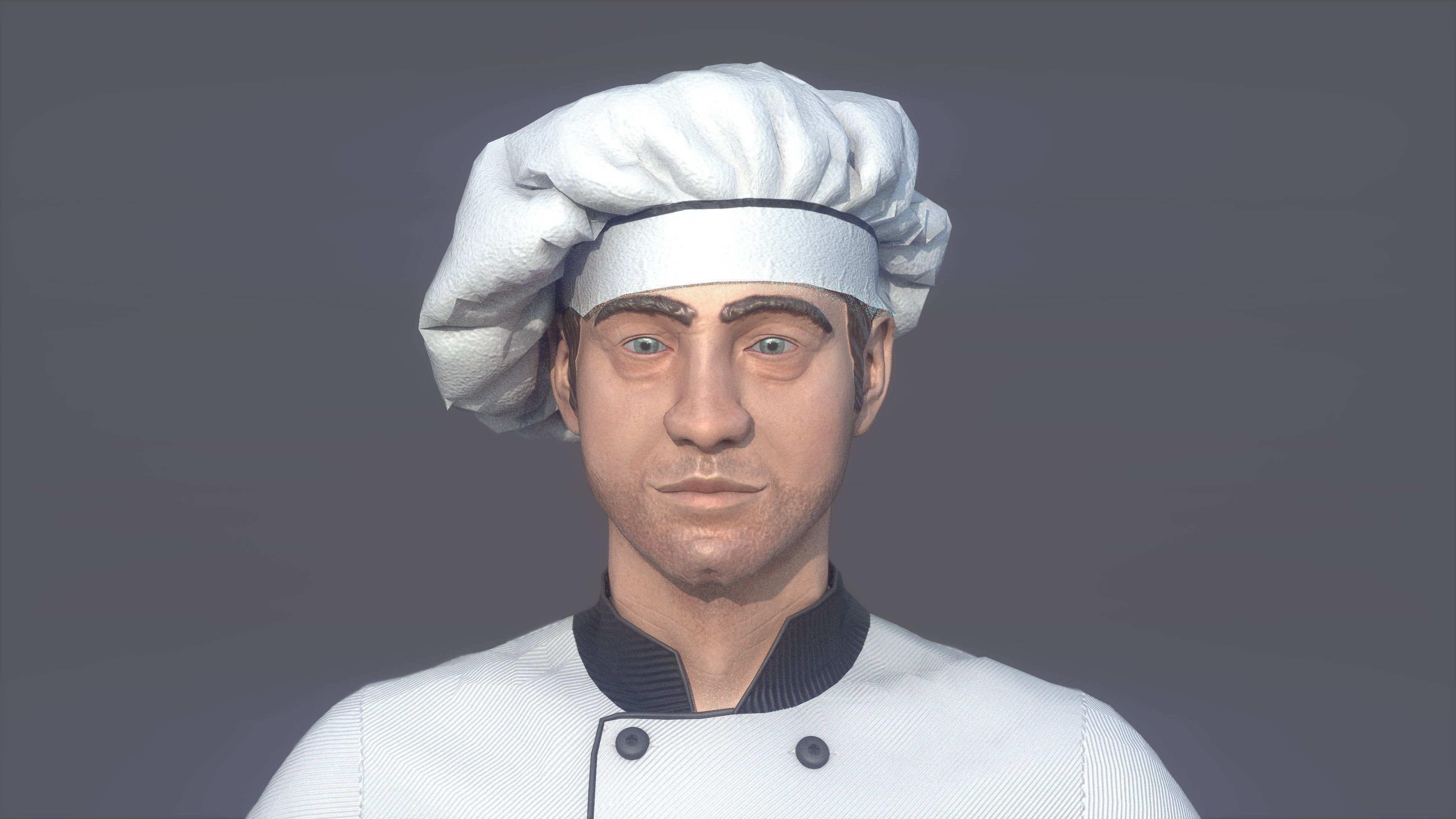 CHEF KITCHENER 3D model_2