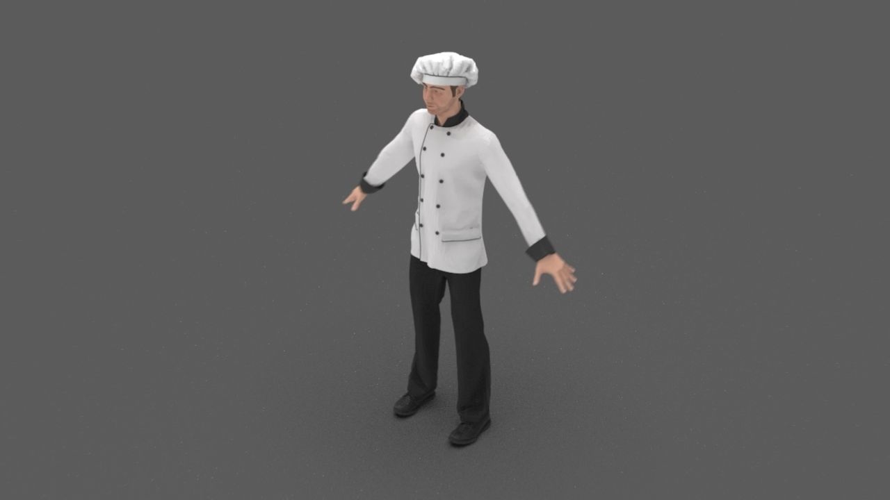 CHEF KITCHENER 3D model_23