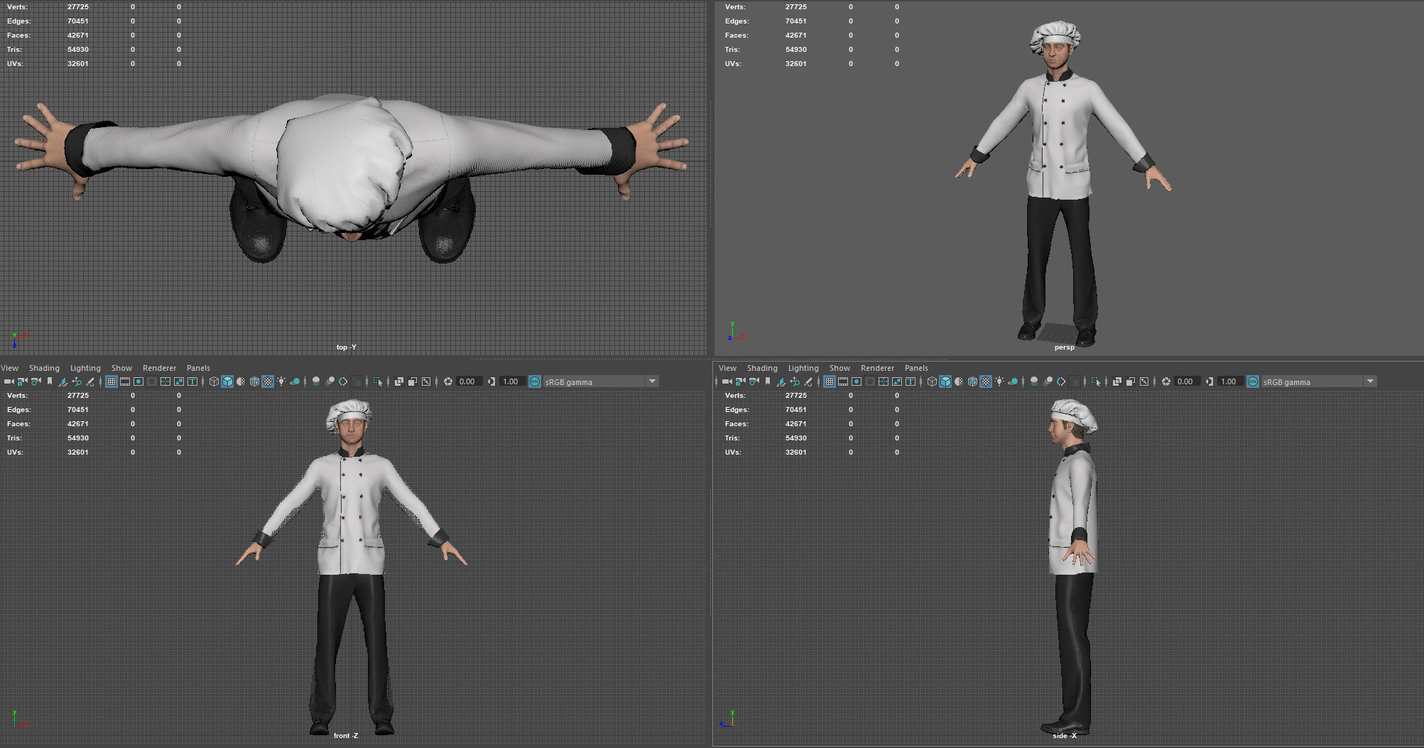 CHEF KITCHENER 3D model_11