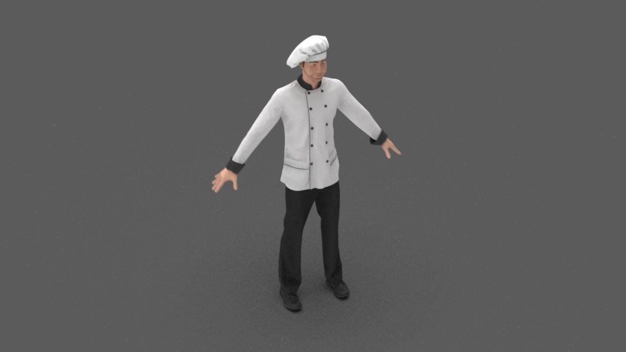 CHEF KITCHENER 3D model_21