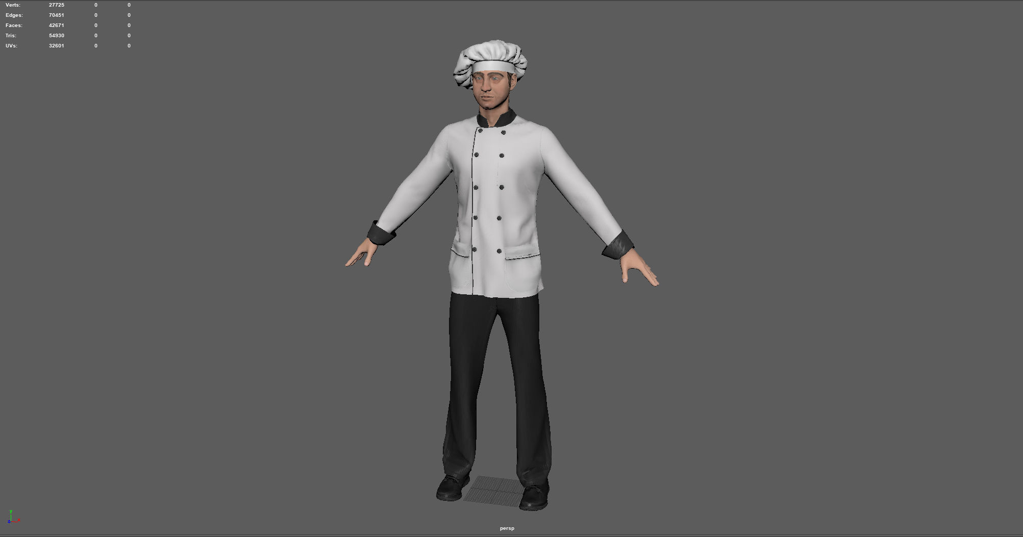 CHEF KITCHENER 3D model_7