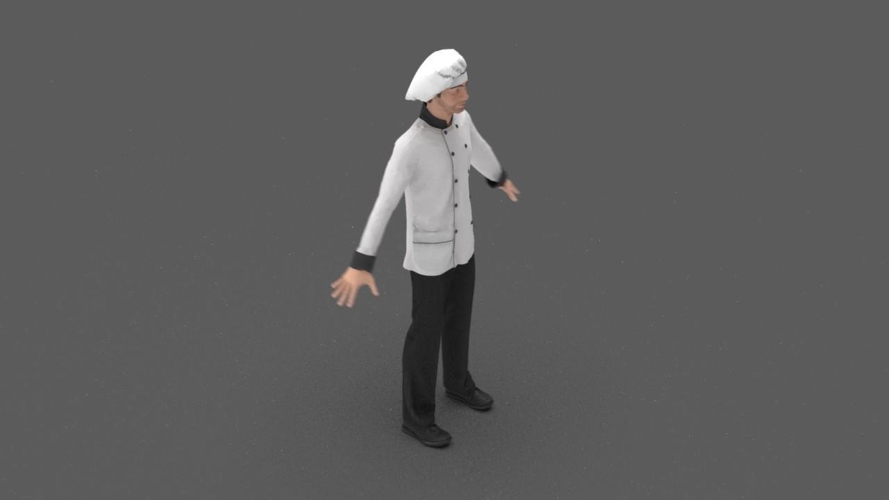 CHEF KITCHENER 3D model_20