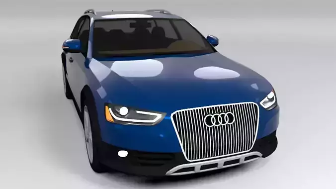 AUDI A4 ALLROAD 2012 LOWPOLY