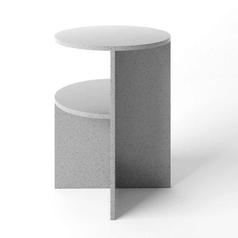 Muuto Halves Side Table 3D model_1