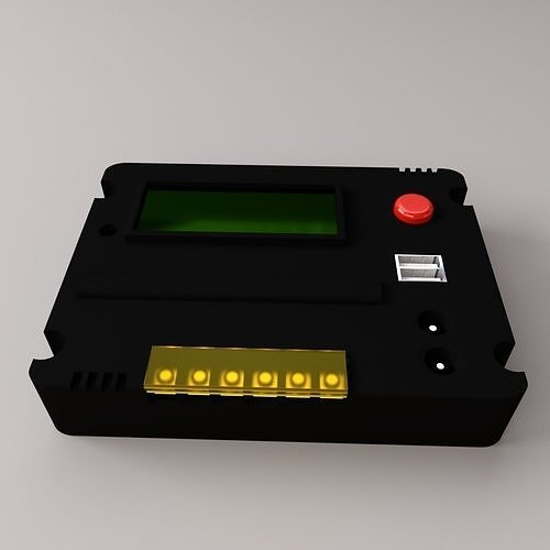 Solar Charge Controller 3D model