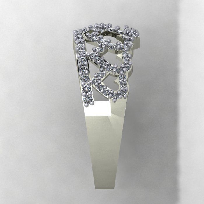 a Profishnal and Modern heart Ring 3D print model_12