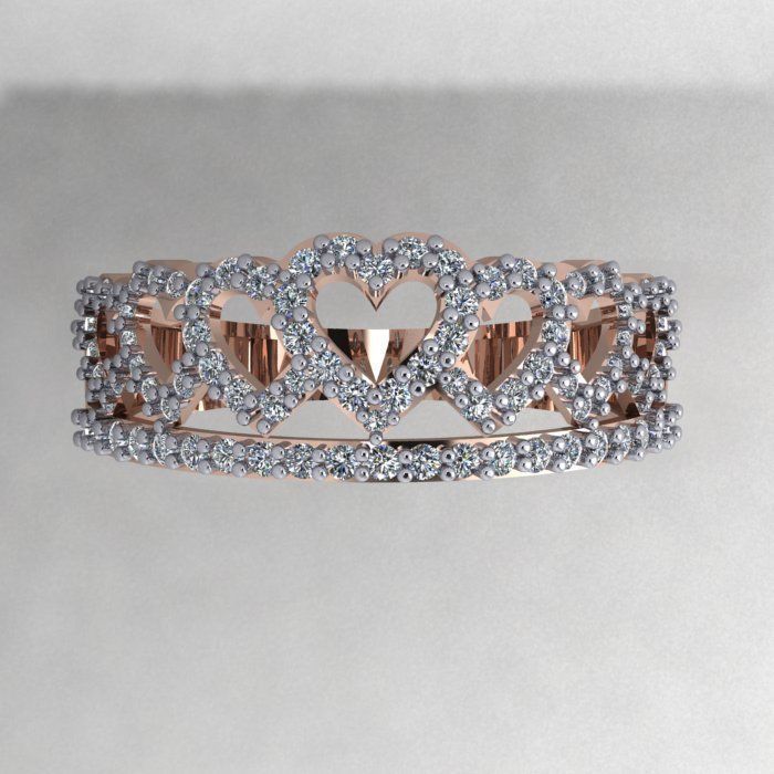 a Profishnal and Modern heart Ring 3D print model_8