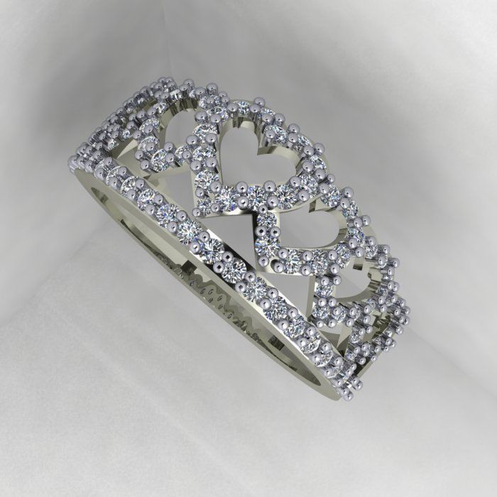 a Profishnal and Modern heart Ring 3D print model_6