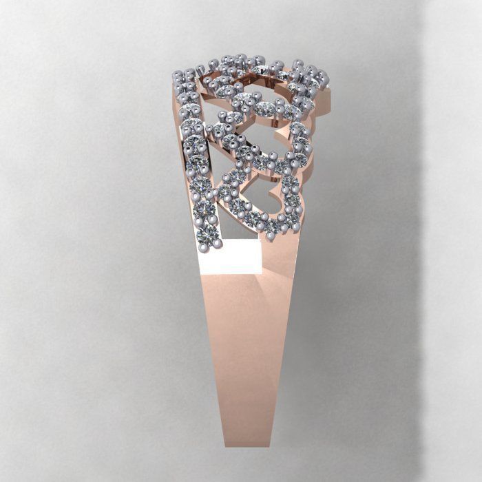 a Profishnal and Modern heart Ring 3D print model_11
