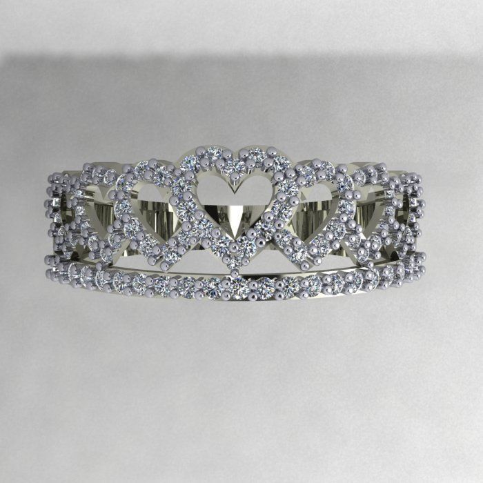 a Profishnal and Modern heart Ring 3D print model_9