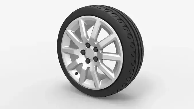 Wheel 5x100 R16 Opel Rim with Kormoran UHP Tire